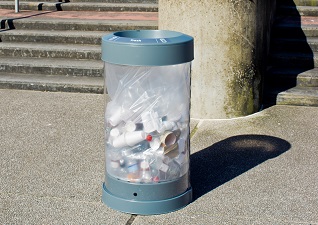 C-Thru 50G Clear Trash Can