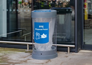 C-Thru 50G PPE Transparent Trash Can