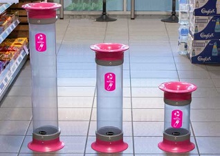 C-Thru Battery Recycling Bin Range