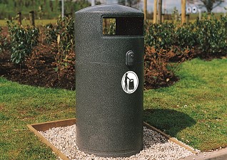 Community Trash Receptacle