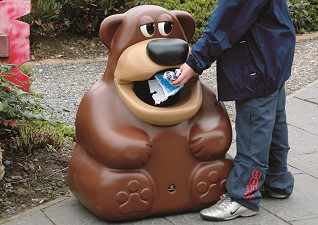 TidyBear Animal Shaped Trash Can