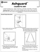 Ashguard&trade; Cigarette Unit User manual and installation instructions