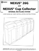 Nexus&reg; 26G Recycling Bin User manual and installation instructions