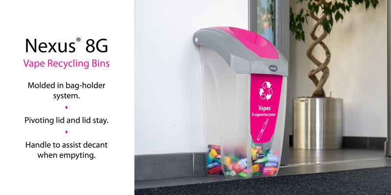 Nexus 8G Vape Recycling Bin
