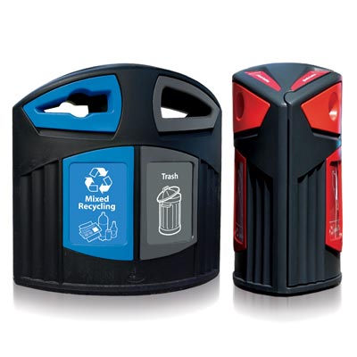 Nexus&reg; 52G Outdoor Dual Recycling Container
