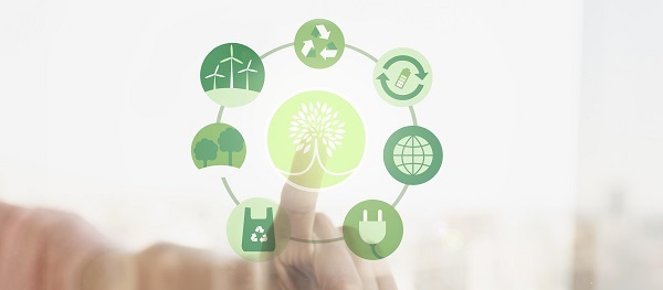Graphic of a circular economy