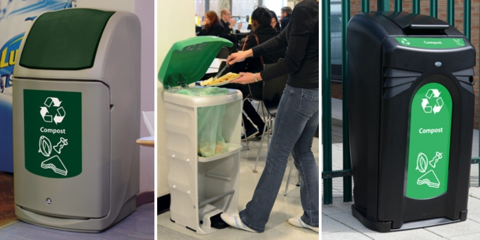 Nexus 140, Nexus Shuttle and Nexus City 240 Food Waste Recycling Containers