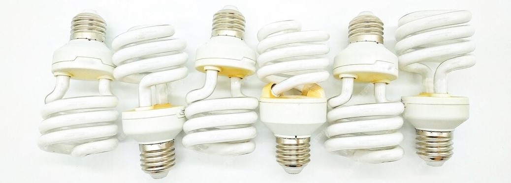 Line of CFL lights