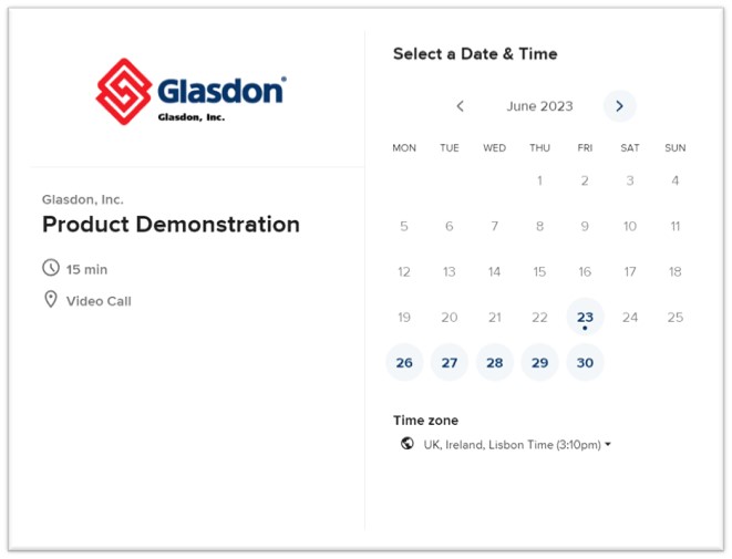Image of Glasdon Live Demonstration Service