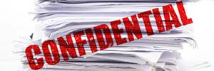 How can I best manage confidential documents?