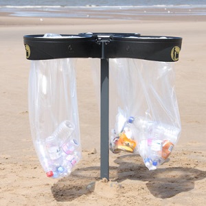 Glasdon Orbit&trade; Triple Trash Bag Holder
