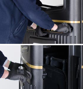 What is this? Recessed handle and Tri Key opening