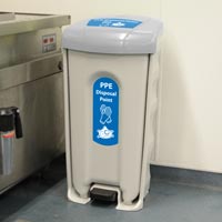 Nexus® Shuttle PPE Waste Bin