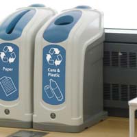 Nexus 13G Cans and Plastic Recycling Bin
