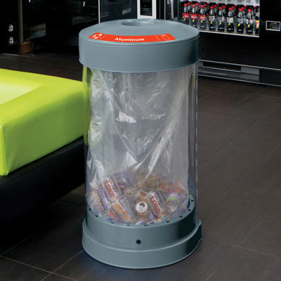 C-Thru&trade; 50G Can Recycling Bin