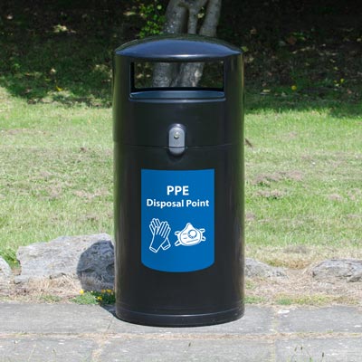 Community&trade; PPE Bin 29 Gallon Receptacle for PPE Disposal