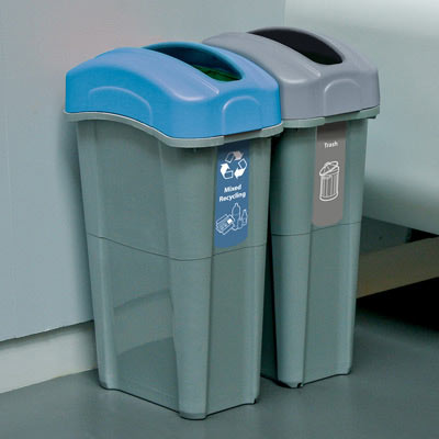 Eco Nexus&reg; 23G Trash & Recycle Containers - 23 Gallon