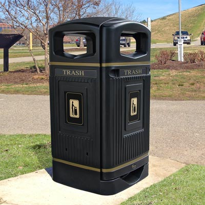 Outdoor Trash Cans