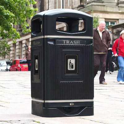Glasdon Jubilee&trade; 29G Trash Can 29 Gallon Outdoor Trash Can - Range of Colors