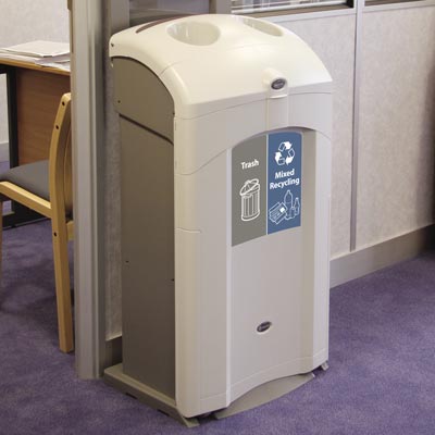 Nexus&reg; 26G Trash & Recycle Containers - 26 Gallon