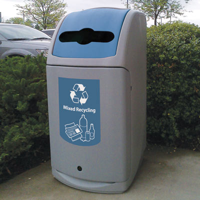 Nexus&reg; 36G Mixed Recyclables Recycling Bin