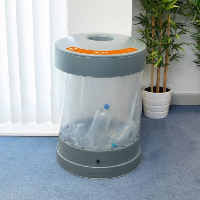 C-Thru&trade; 36G Plastic Recycling Bin