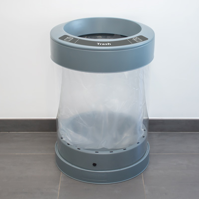 C-Thru&trade; 36G Trash Receptacle 36 Gallon Transparent Trash Can