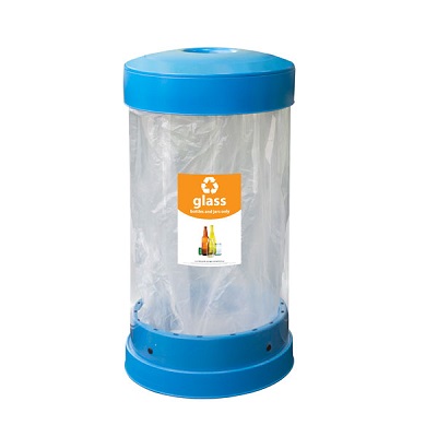 C-Thru&trade; 50 Gallon Waste & Recycling Containers