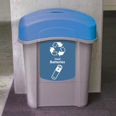 Eco Nexus&reg; 16G Trash & Recycle Containers - 16 Gallon