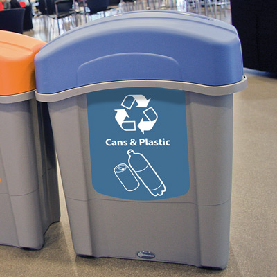 Eco Nexus&reg; 16G Can & Plastic Recycling Container