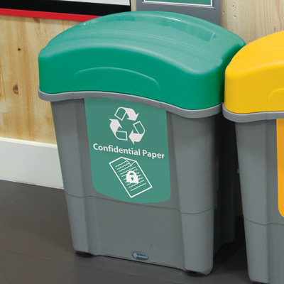 Eco Nexus&reg; 16G Trash & Recycle Containers - 16 Gallon