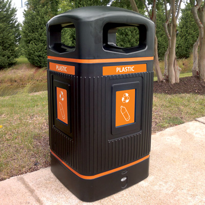 Glasdon Jubilee&trade; 29G Plastic Bottle Recycling Bin