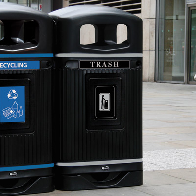 Glasdon Jubilee&trade; 29G Trash Recycling Bin