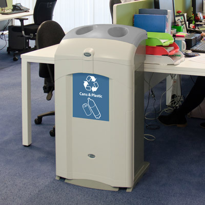 Nexus&reg; 26G Can & Plastic Recycling Bin
