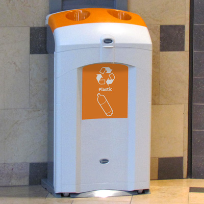 Nexus&reg; 26G Plastic Bottle Recycling Bin