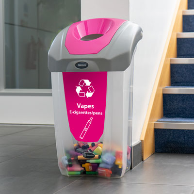 C-Thru Nexus&reg; 8G  - 8 Gallon Recycle Bins