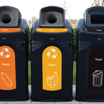 Nexus&reg; City Glass Recycling Bin