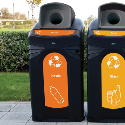 Nexus&reg; City Plastic Bottle Recycling Bin