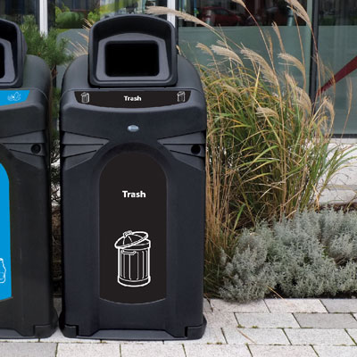 Nexus&reg; City Trash Recycling Bin