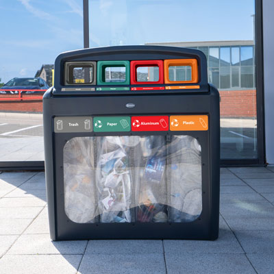 Nexus&reg; Transform City - 40 Gallon Recycling Stations