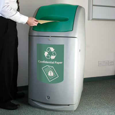 Nexus&reg; 36G Trash & Recycle Containers - 36 Gallon