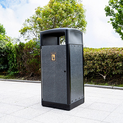 Origin&trade; EcoCurve 40G Trash Can Made from Recycled Materials