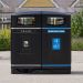 Glasdon Jubilee&trade; 58G Duo Trash & Recycling Receptacle