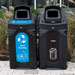 Nexus&reg; City Trash & Recycling Combo